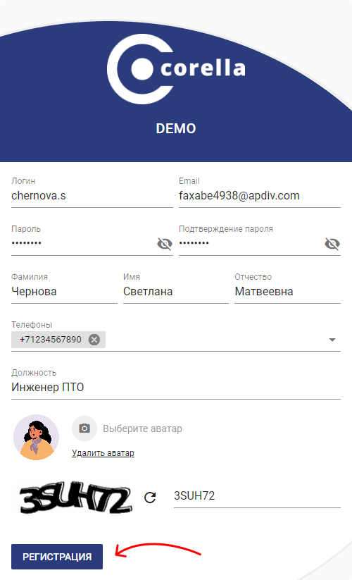 demo-registration